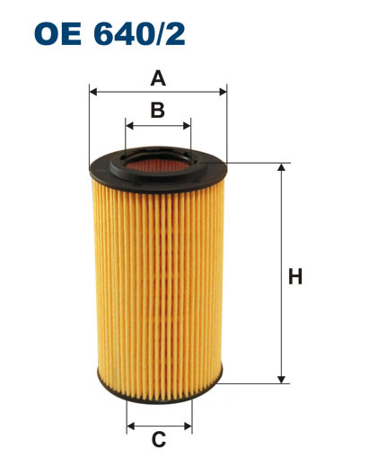 FILTRON OE 640/2 масляная вставка фильтр