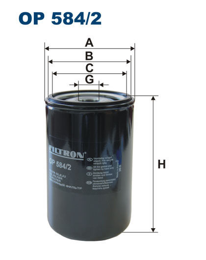 FILTRON OP 584/2 масляный фильтр
