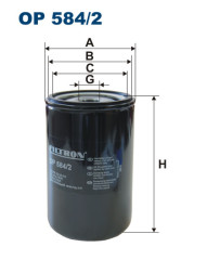 FILTRON OP 584/2 масляный фильтр