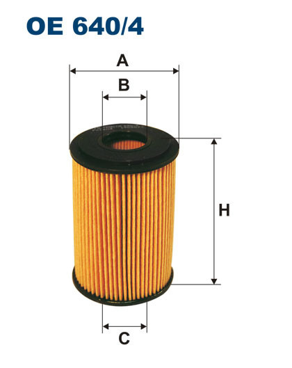 FILTRON OE 640/4 масляная вставка фильтр