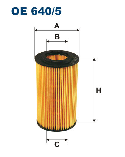 FILTRON OE 640/5 масляная вставка фильтр