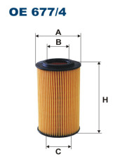 FILTRON OE 677/4 масляная вставка фильтр
