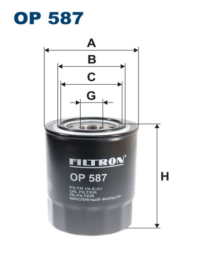 FILTRON OP 587 масляный фильтр