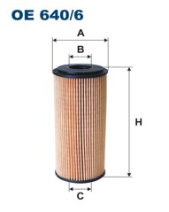 FILTRON OE 640/6 масляная вставка фильтр