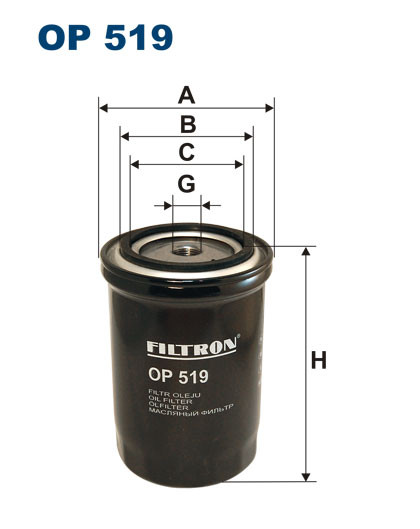 FILTRON OP 519 масляный фильтр