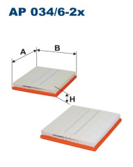 FILTRON AP 034/6-2x воздушный фильтр
