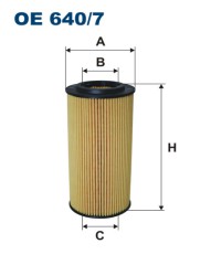 FILTRON OE 640/7 масляная вставка фильтр