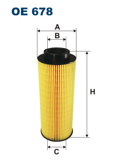 FILTRON OE 678 масляная вставка фильтр