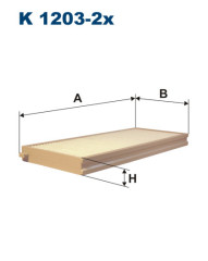 FILTRON K 1203-2x салонный фильтр