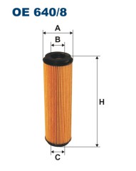 FILTRON OE 640/8 масляная вставка фильтр