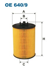 FILTRON OE 640/9 масляная вставка фильтр