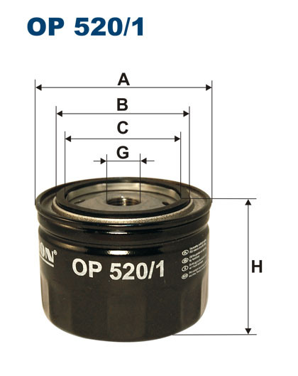 FILTRON OP 520/1 масляный фильтр