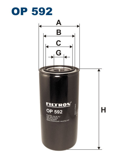 FILTRON OP 592 масляный фильтр