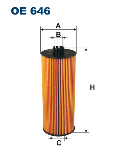 FILTRON OE 646 масляная вставка фильтр