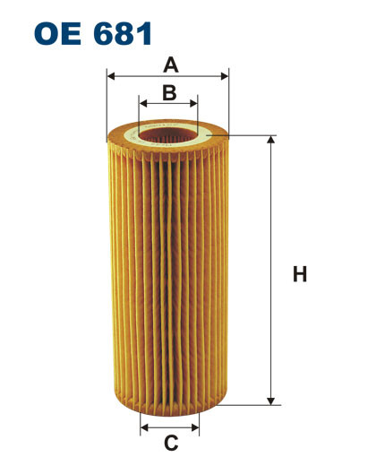 FILTRON OE 681 масляная вставка фильтр