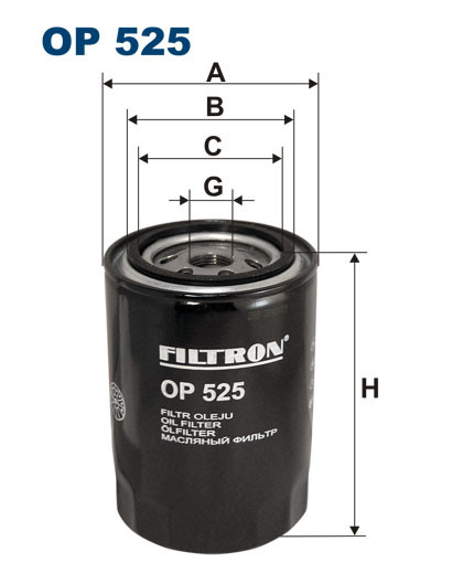 FILTRON OP 525 масляный фильтр