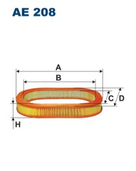 FILTRON AE 208 воздушный фильтр
