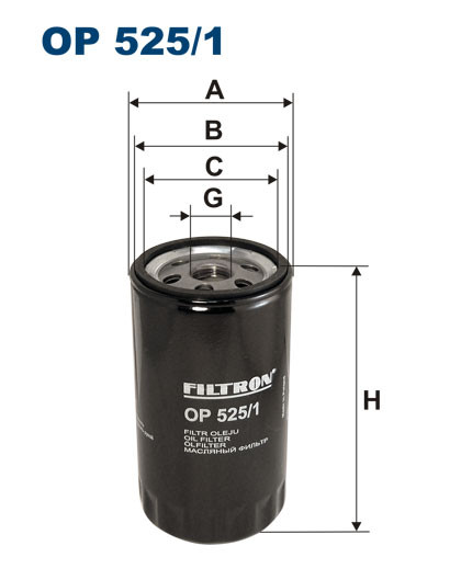 FILTRON OP 525/1 масляный фильтр