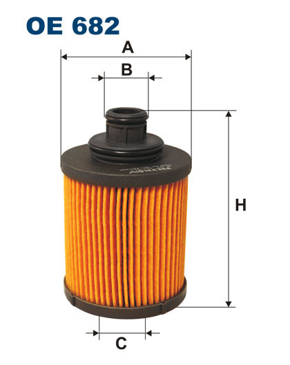 FILTRON OE 682 масляная вставка фильтр