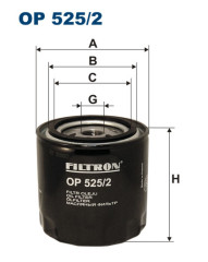 FILTRON OP 525/2 масляный фильтр