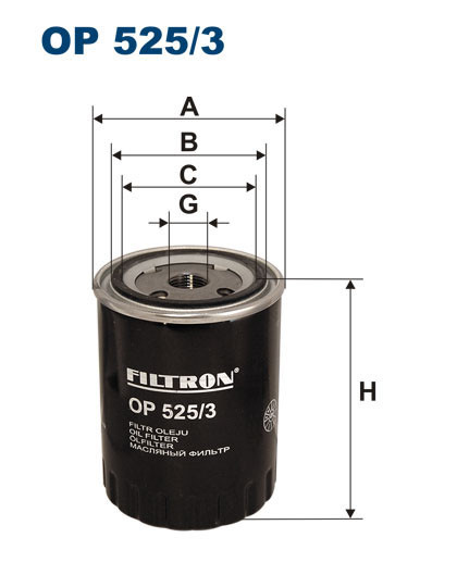 FILTRON OP 525/3 масляный фильтр