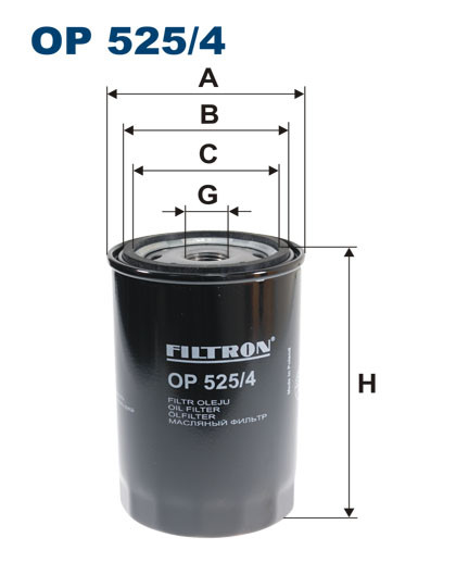 FILTRON OP 525/4 масляный фильтр