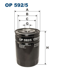 FILTRON OP 592/5 масляный фильтр