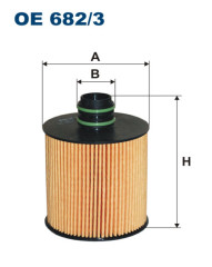FILTRON OE 682/3 масляная вставка фильтр