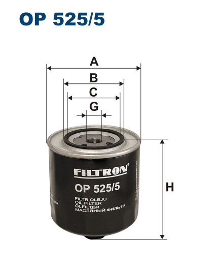 FILTRON OP 525/5 масляный фильтр