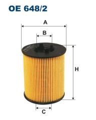 FILTRON OE 648/2 масляная вставка фильтр