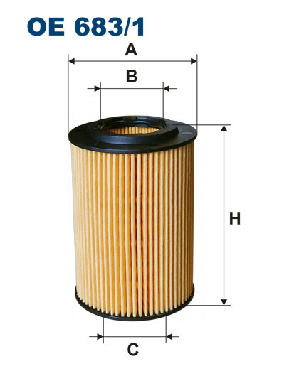 FILTRON OE 683/1 масляная вставка фильтр