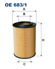FILTRON OE 683/1 масляная вставка фильтр