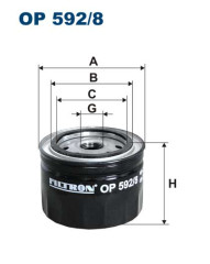 FILTRON OP 592/8 масляный фильтр