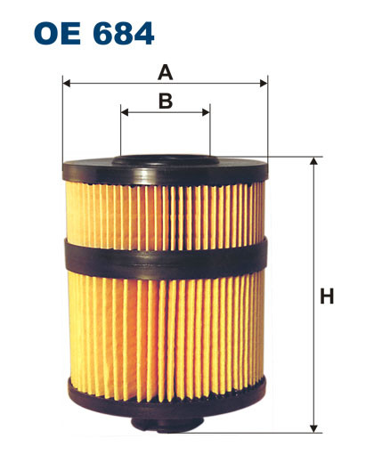 FILTRON OE 684 масляная вставка фильтр