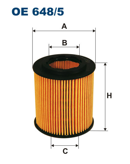 FILTRON OE 648/5 масляная вставка фильтр