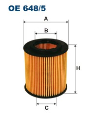 FILTRON OE 648/5 масляная вставка фильтр