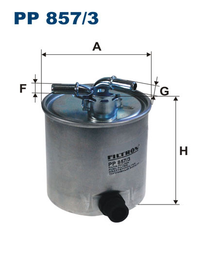 FILTRON PP 857/3 топливный фильтр