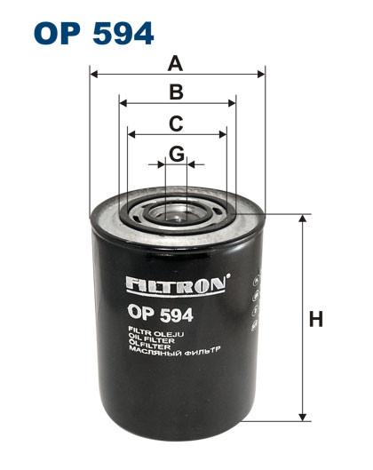 FILTRON OP 594 масляный фильтр