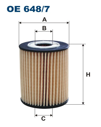 FILTRON OE 648/7 масляная вставка фильтр