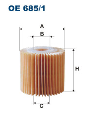 FILTRON OE 685/1 масляная вставка фильтр