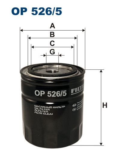 FILTRON OP 526/5 масляный фильтр