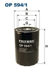 FILTRON OP 594/1 масляный фильтр