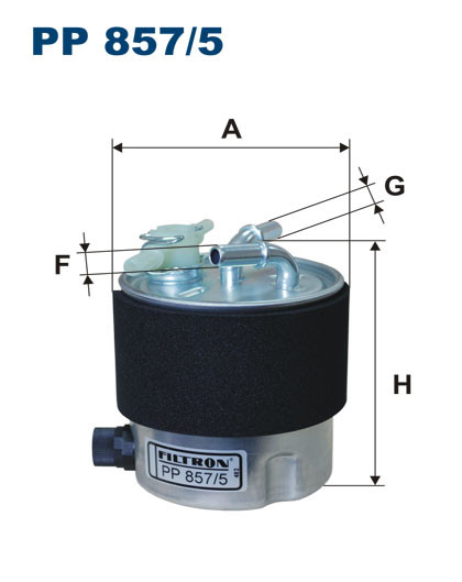 FILTRON PP 857/5 топливный фильтр