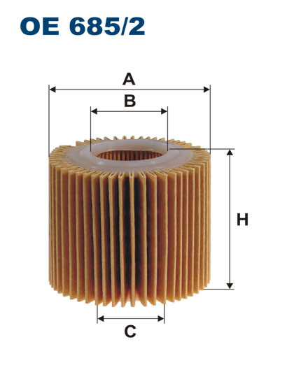 FILTRON OE 685/2 масляная вставка фильтр