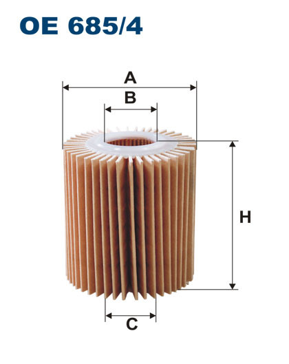 FILTRON OE 685/4 масляная вставка фильтр