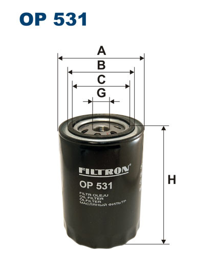 FILTRON OP 531 масляный фильтр