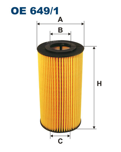 FILTRON OE 649/1 масляная вставка фильтр