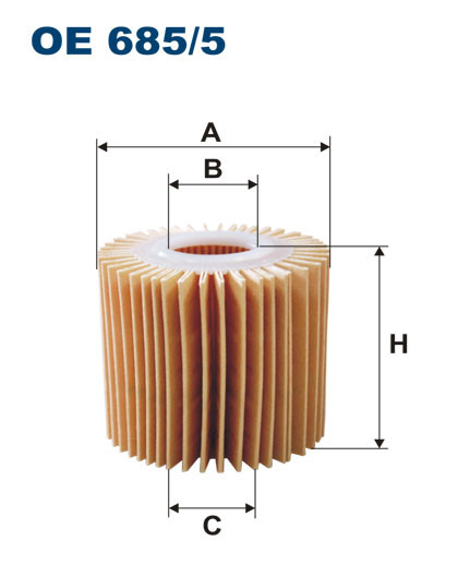 FILTRON OE 685/5 масляная вставка фильтр