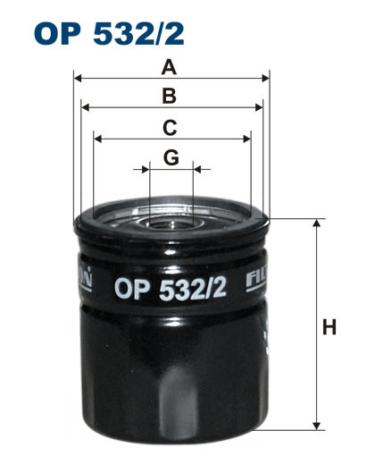 FILTRON OP 532/2 масляный фильтр