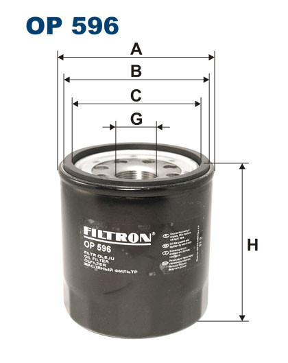 FILTRON OP 596 масляный фильтр